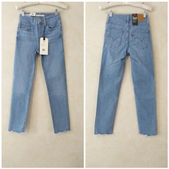 Levi's Denim - Levi's 724 High Rise Straight Leg Stretch Jeans